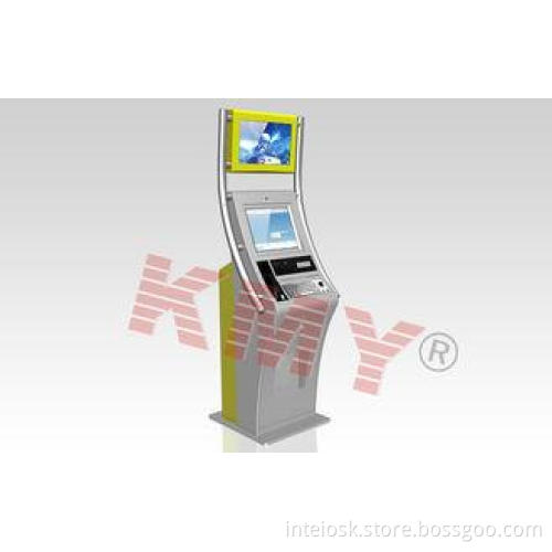 Freestanding Bill Payment Interactive Kiosk For Bank Electr